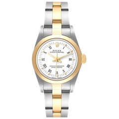 Rolex Oyster Perpetual Nondate Steel Yellow Gold Ladies Watch 76183