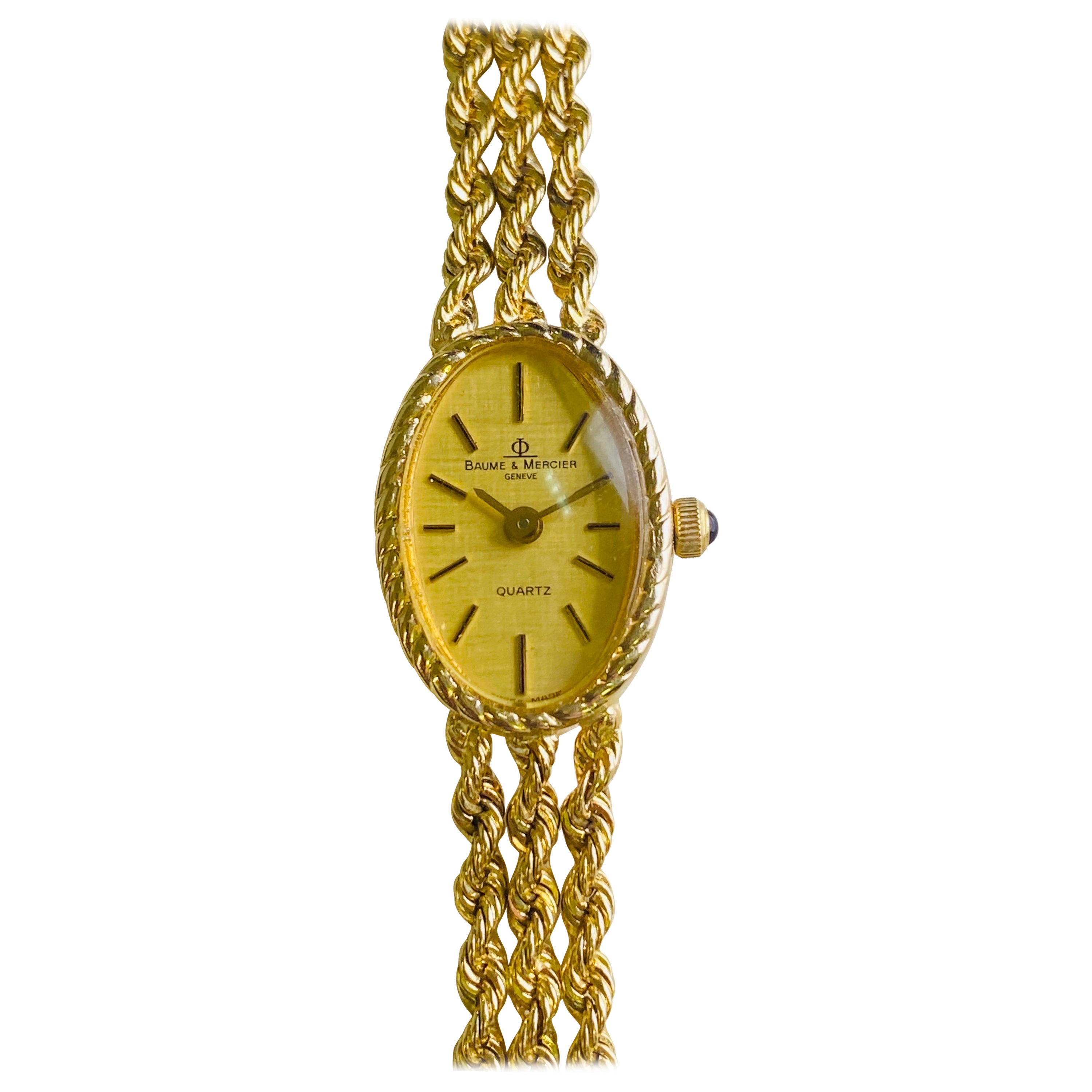 Vintage 14k Yellow Gold Baume et Mercier Watch