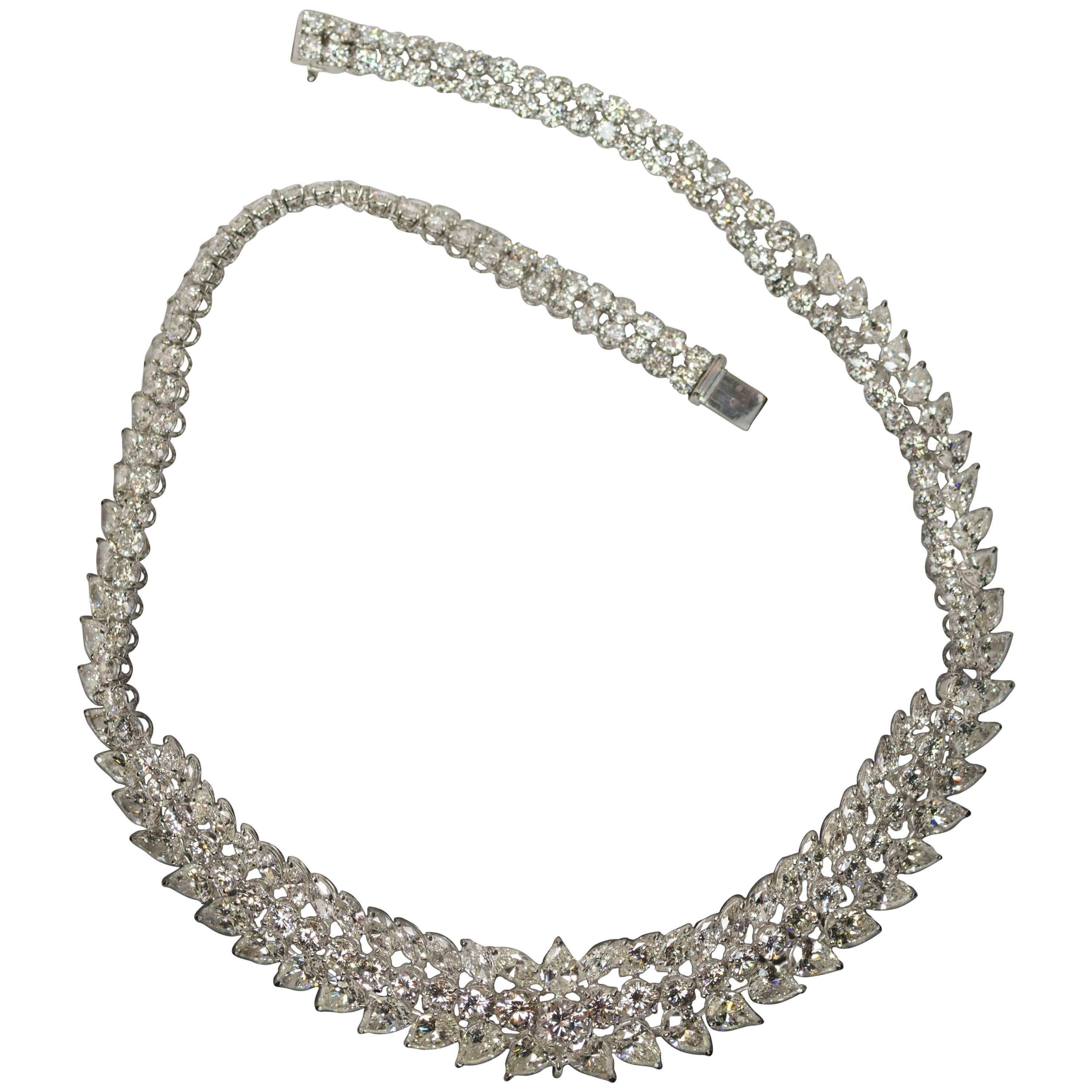 Keith Davis Diamant-Platin-Halskette