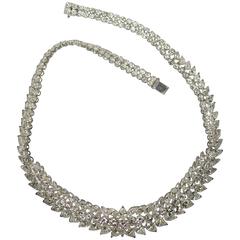 Collana in platino con diamanti Keith Davis