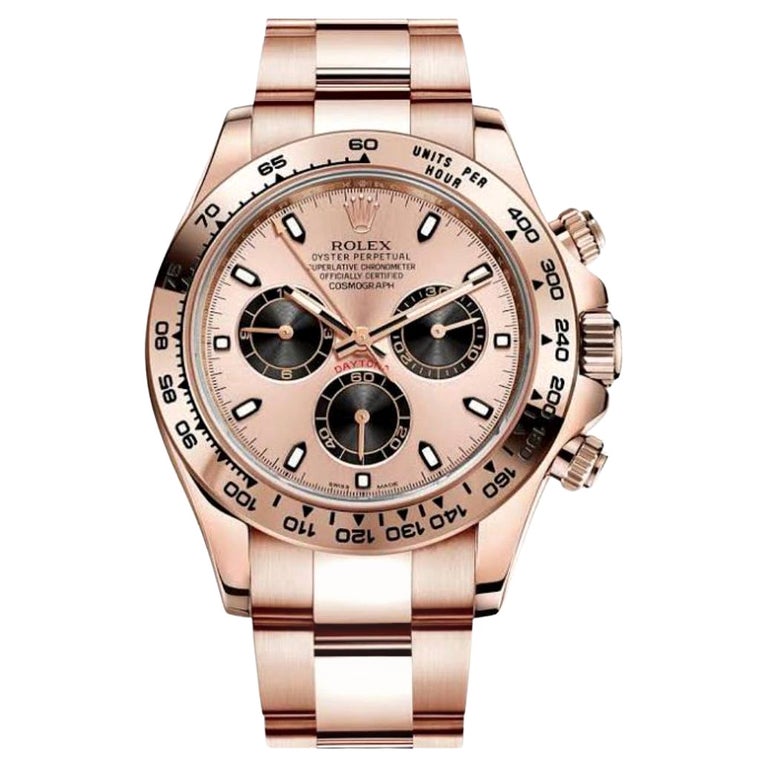 Daytona Rose Gold Pink Panda Dial Oyster Perpetual Cosmograph Mens Watch  116505 For Sale at 1stDibs | rolex oyster perpetual, pink panda rolex,  rolex men's daytona