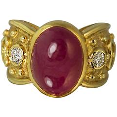 Keith Davis Ruby Gold Ring 