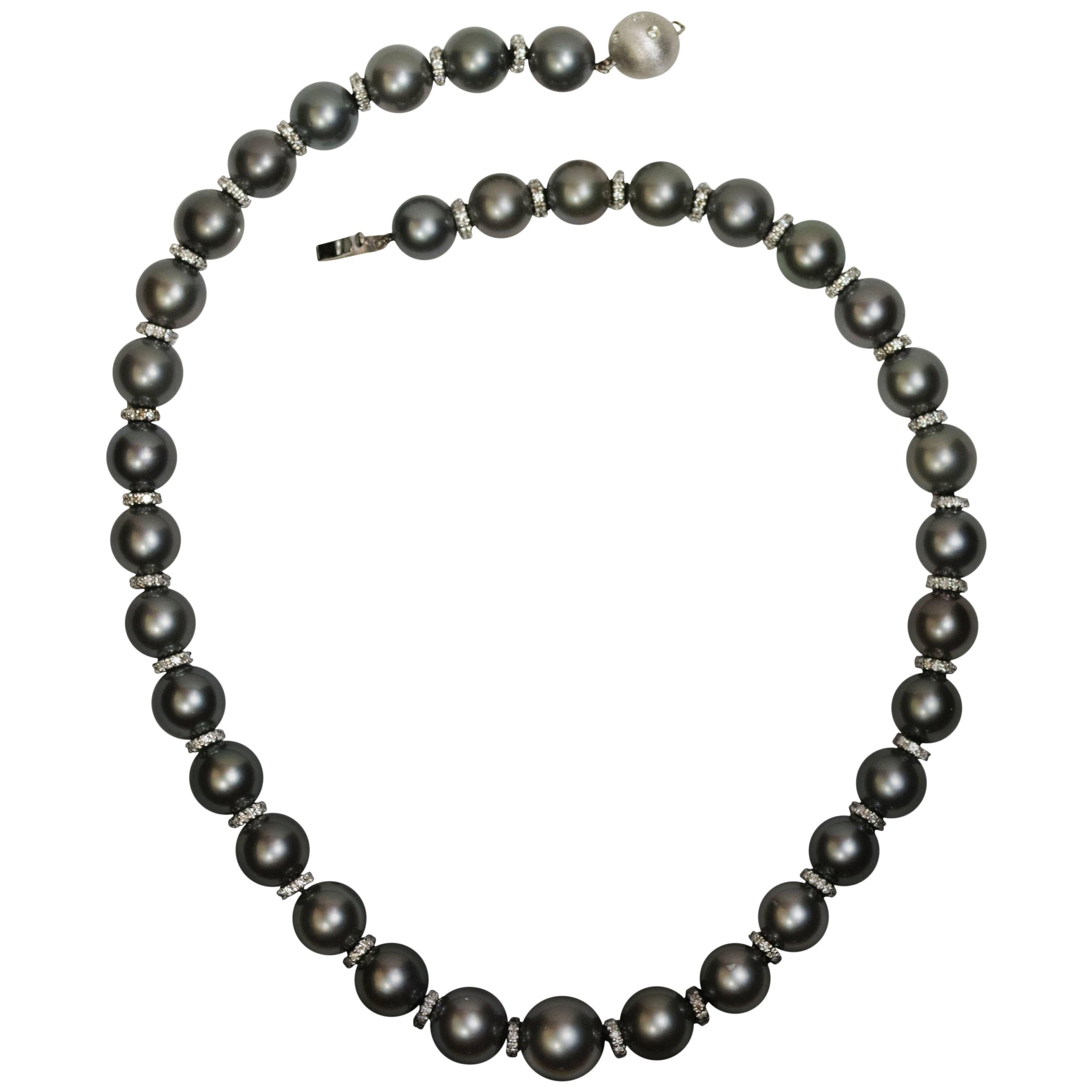 Tahitian Pearl Necklace For Sale