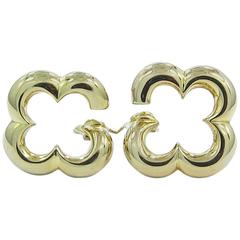 Van Cleef & Arpels Gold Alhambra Earrings