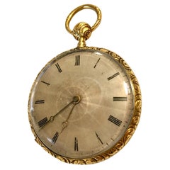 Fine Antique 18 Karat Gold Quarter Repeater Lightweight Pocket Watch