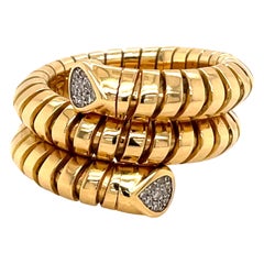 Anello in oro con pavé di diamanti di Marina B. A. B.