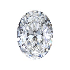 Alexander GIA Certified 5.01 Carat I VVS2 Oval Cut Diamond