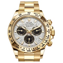 Rolex Montre Daytona en or jaune 18 carats avec cadran météorite REF 116508