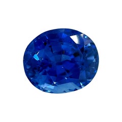 2.39 Carat Unheated Burmese Blue Sapphire, Loose Gemstone, GIA Certified