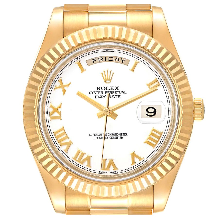 Rolex Day-Date II 41 President Yellow 