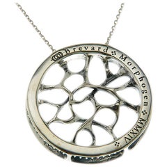 Web Silver Necklace