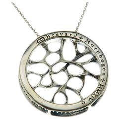 Web Silver Necklace 7