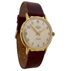 Retro 1960’s Gold Plated and SS Back with Swift Second Rotary Mechanical Watch