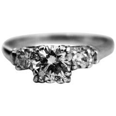 Art Deco Diamond Platinum Ring