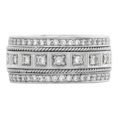 Penny Priville Eternity Band, with 2 Carats Full Cut Round Brilliant Diamonds