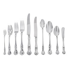 Buckingham Sterling Flatware Set, Patented in 1910 by Gorham, over 4000 Grams
