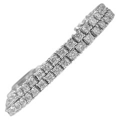 Diamant Tennis Riviera de 2,00 carats VVS1-VVS2 - 14 carats Bracelet en or blanc