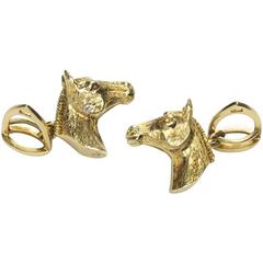 Gold Horse Cufflinks