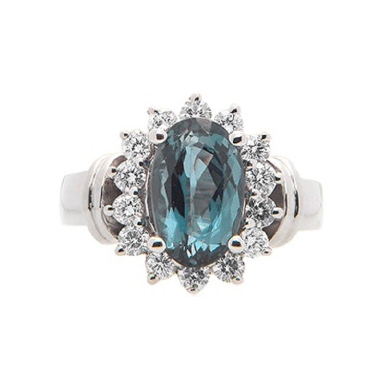 Alexandrite Ring With Diamonds For Sale