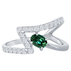 Brazilian Alexandrite Ring with Diamonds