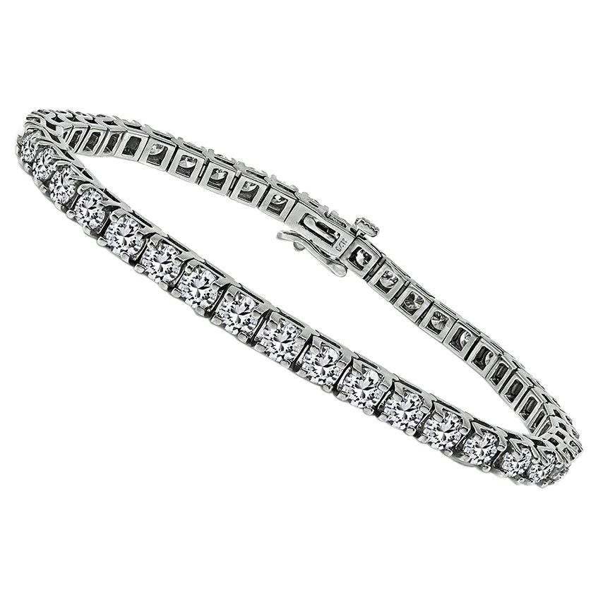 10.40ct Diamond Tennis Bracelet For Sale