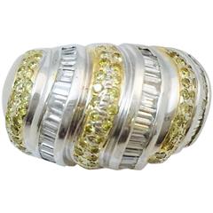 Divine Diamond Gold Dome Ring 12