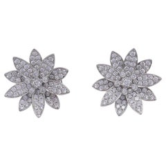 Van Cleef & Arpels Lotus-Ohrringe, mittlere Größe