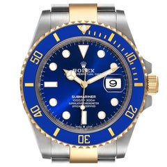 Rolex Submariner 41 Steel Yellow Gold Blue Dial Mens Watch 126613 Unworn