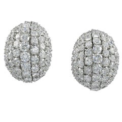 Used Spectra Fine Jewelry Diamond 'Dome' Earrings in 18kt Gold