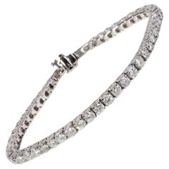 Diamond Tennis Bracelet in 18k White Gold 7.25 CTW
