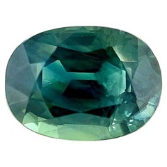 2.79ct Green Blue Sapphire GRA Certified Oval Cut Rare Loose Gem