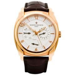 Vacheron Constantin Rose Gold Quai De L'ile Day Date Wristwatch