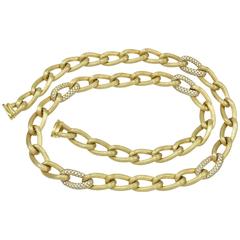 Fabulous Henry Dunay Diamond Gold Chain