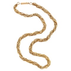 Gold Georgian Braided Chain