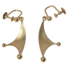 Swedish earrings made in 1955 by smith Rey Urban.