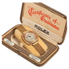 Very Rare Antique Rolex Oyster Prima 1925, Original Box & Paperwork, Circa 1925