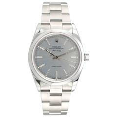 Rolex Stainless Steel Air King Wristwatch 2004 Ref 14000 