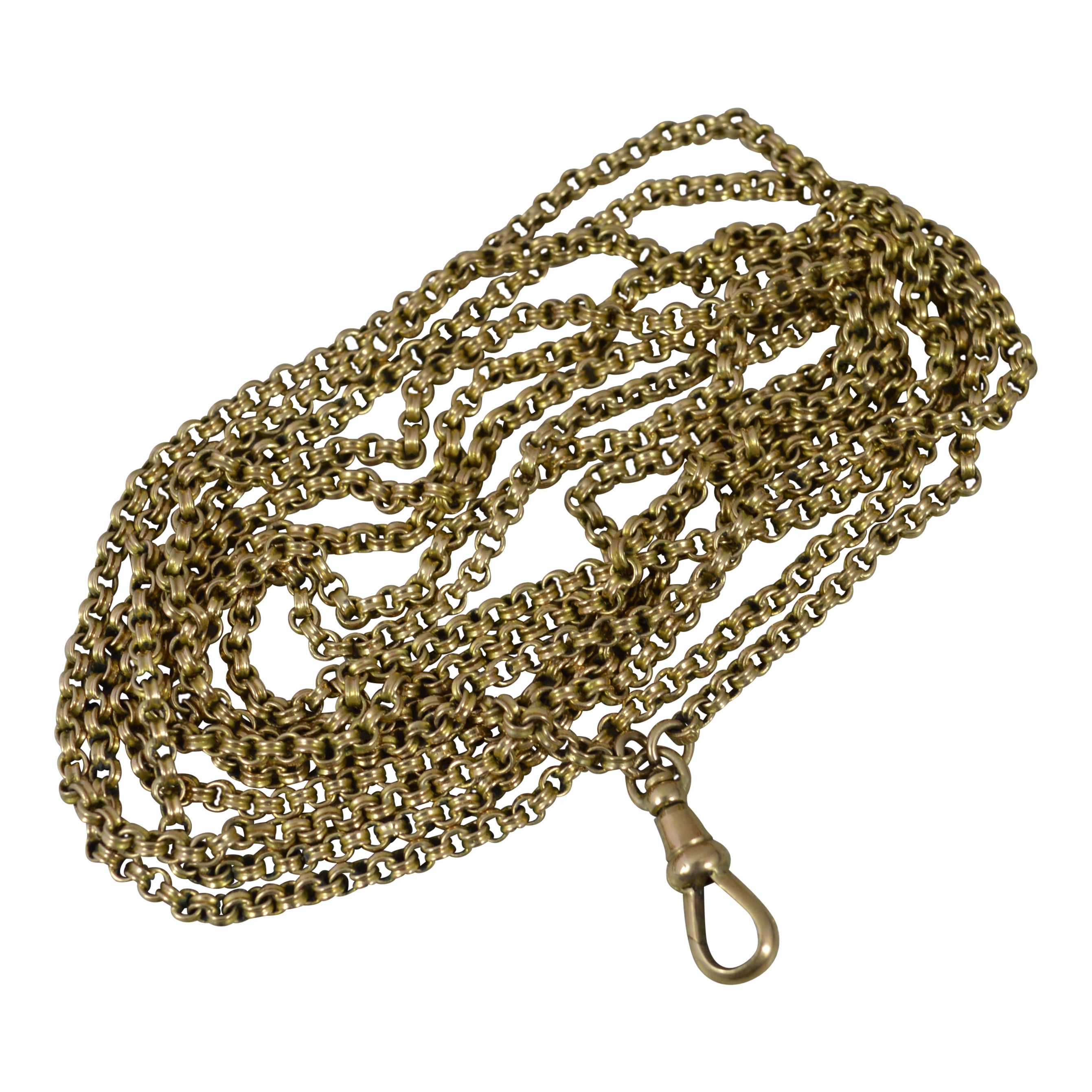 Antique 9ct Gold Pocket Watch Double Albert Chain and Fob For Sale at 1stDibs