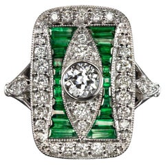 Emerald Solitaire Rings