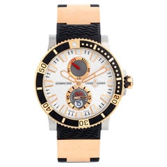 Ulysse Nardin Maxi Diver Steel & Rose Gold Men's Watch 265-90