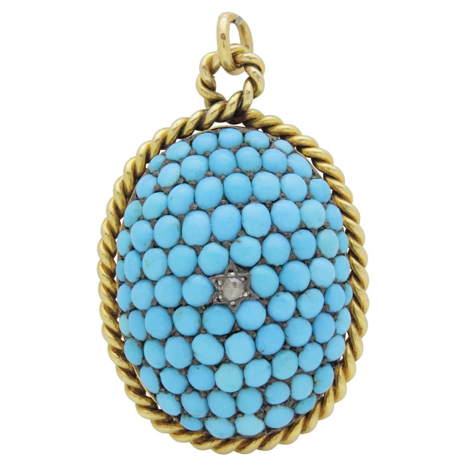Victorian Locket and Chain at 1stDibs