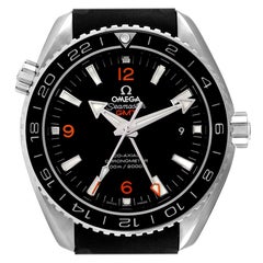 Used Omega Seamaster Planet Ocean GMT 600m Watch 232.32.44.22.01.002 Box Card