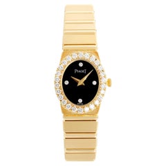 Antique Ladies Piaget Polo 18K Yellow Gold Watch
