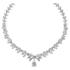 Vivid Diamonds 40.10 Carat Diamond Necklace 