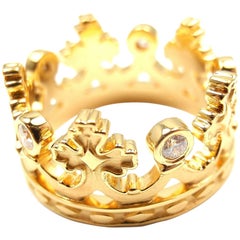 Carrera Y Carrera Mi Princes Spanish Crown Gold Band Ring