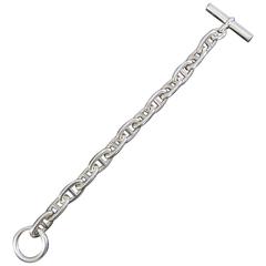 Hermes Chaine D’Ancre GM Sterling Silver Bracelet