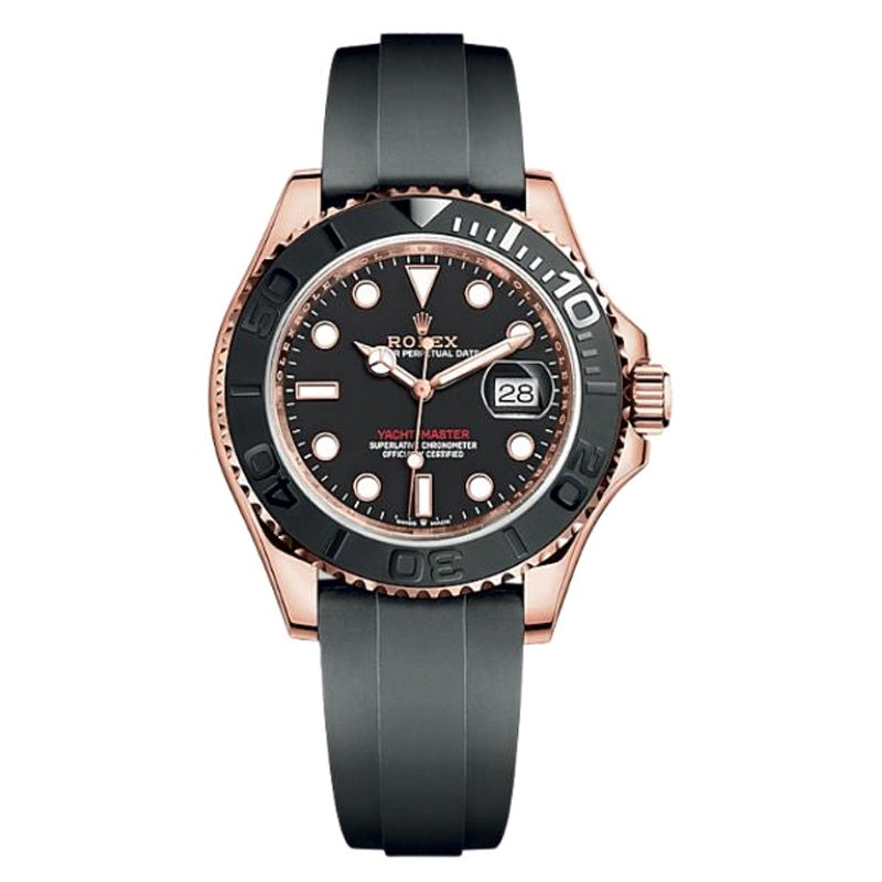 Rolex Yacht Master 40 Rose Gold Black 