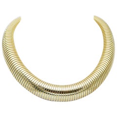 Collier Retr en or jaune 18 carats