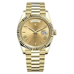 Rolex Day-Date 40 Yellow Gold Champagne Dial 228238, 2021