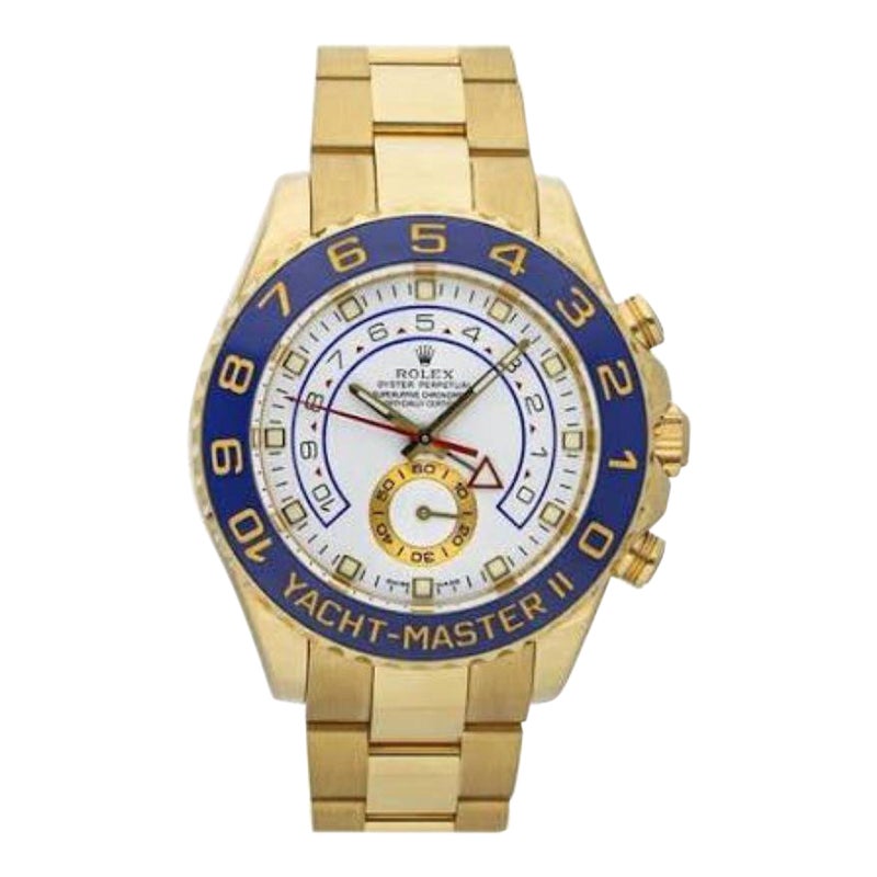 Rolex Yellow Gold YachtMaster II Wristwatch with CountDown Timer Ref